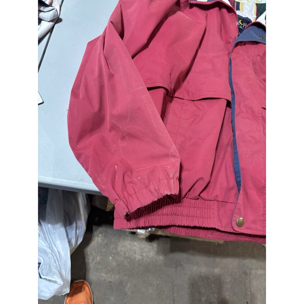 Luna Pier Men's‎ Sz XL Vintage ( SPRINT LOGO )  Red Lightweight Jacket - Picture 3 of 7